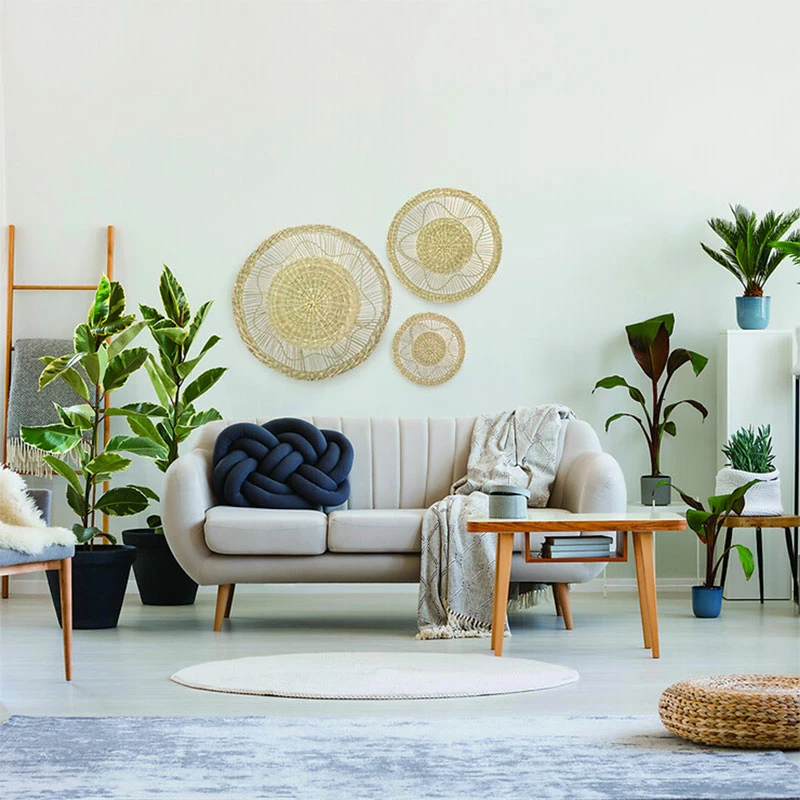 Dekor muri Lela set 3 copë ngjyrë natyrale