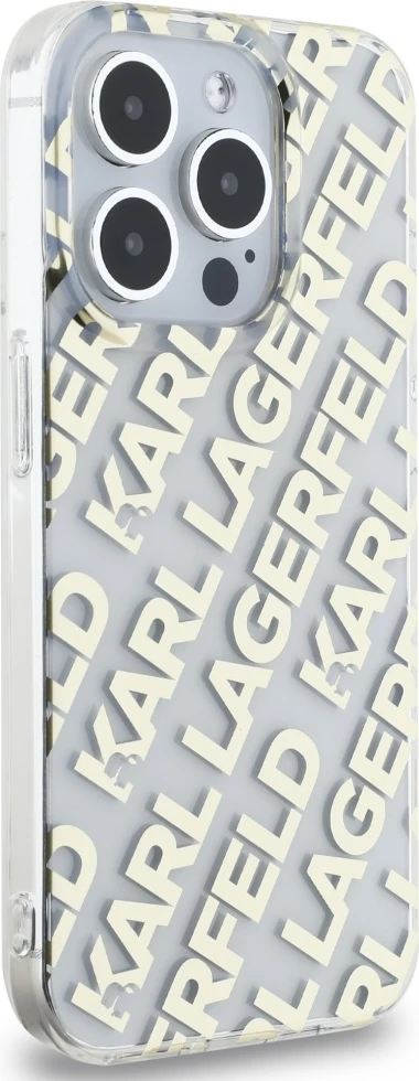 Mbështjellës Karl Lagerfeld IML Fullover Logo për iPhone 15 Pro, Ari