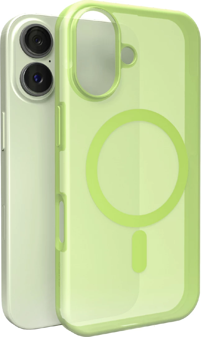 Mbështjellës Puro Daylight për iPhone 17, MagSafe, gjysmë-transparent, i gjelbër