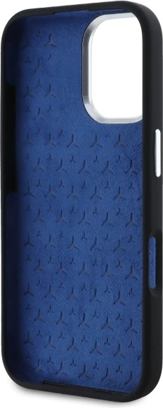Mbështjellës Mercedes MEHMP16S23SUTTK për iPhone 16 6.1", silikon, MagSafe, zi