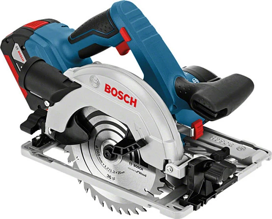 Sharrë rrethore Bosch GKS 18V-57 G Professional, 5 Ah, 18V, 16.5 cm, zi/blu/gri/kuqe