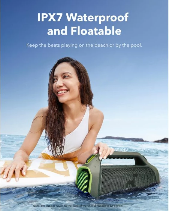 Altoparlant portativ Bluetooth ANKER Soundcore Boom 2 Plus A3134061 140W, jeshil