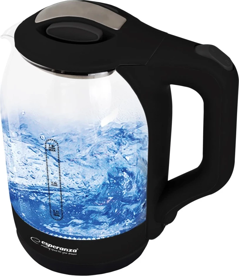 Vluese uji Esperanza EKK025K, 1.7L, 1500W, e zezë 