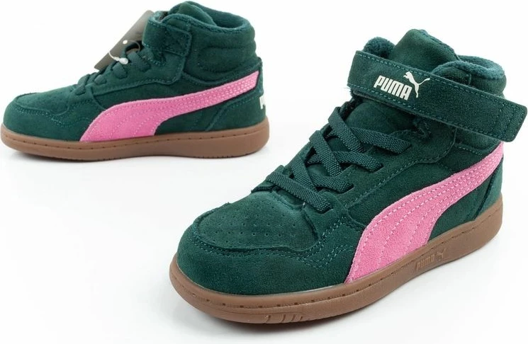 Atlete dimri për vajza Puma, gjelbër-rozë