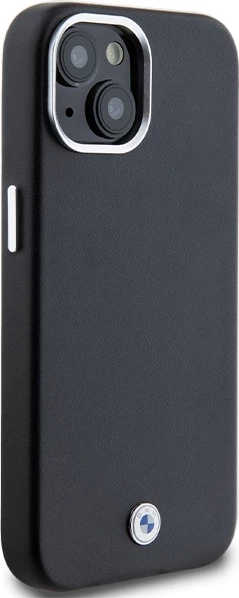 Mbështjellës BMW Signature Wrapped Metal MagSafe për iPhone 15/14/13, i zi