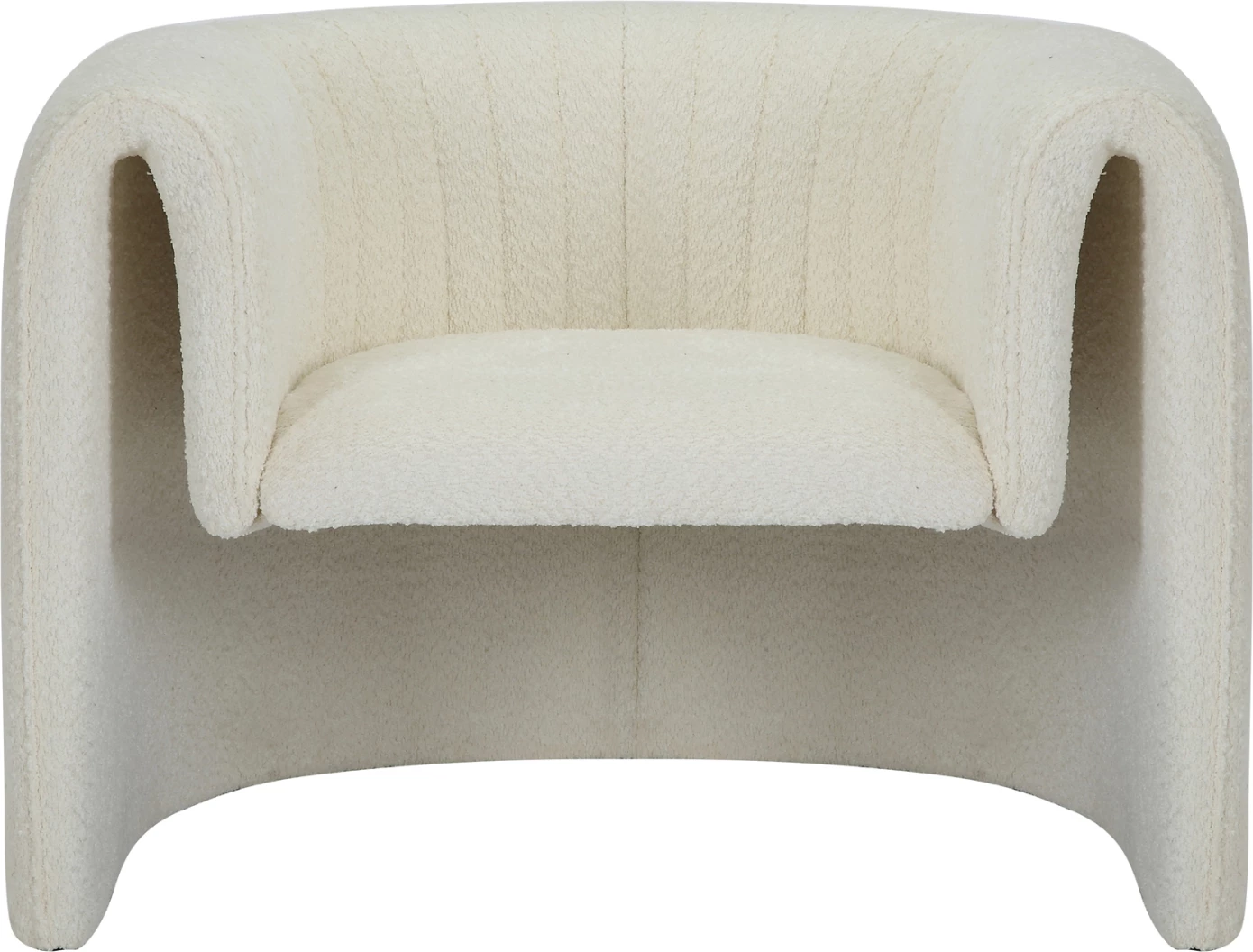 Karrige RIKER FH9682.04 kornizë metali - pëlhurë e bardhë 92x74x69H cm