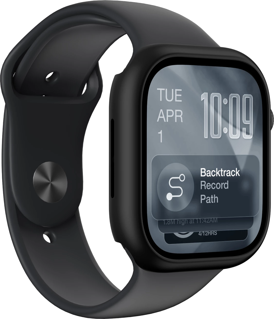 Mbështjellës smartwatch, AmazingThing Minimal, për Apple Watch Series 11 46mm, plastik, i zi