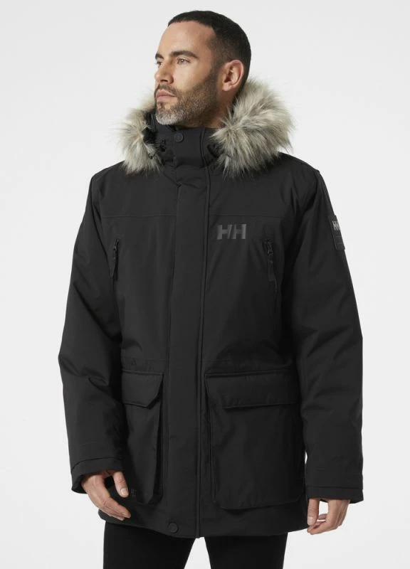 Jakne për meshkuj Helly Hansen Reine Parka, e zezë