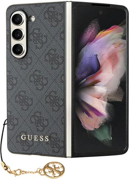 Mbështjellës Guess GUHCZFD5GF4GGR F946 për Samsung Galaxy Z Fold5, 4G Charms, Gri