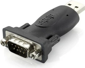 Adapter USB-A në RS232 DB9 Equip, i zi