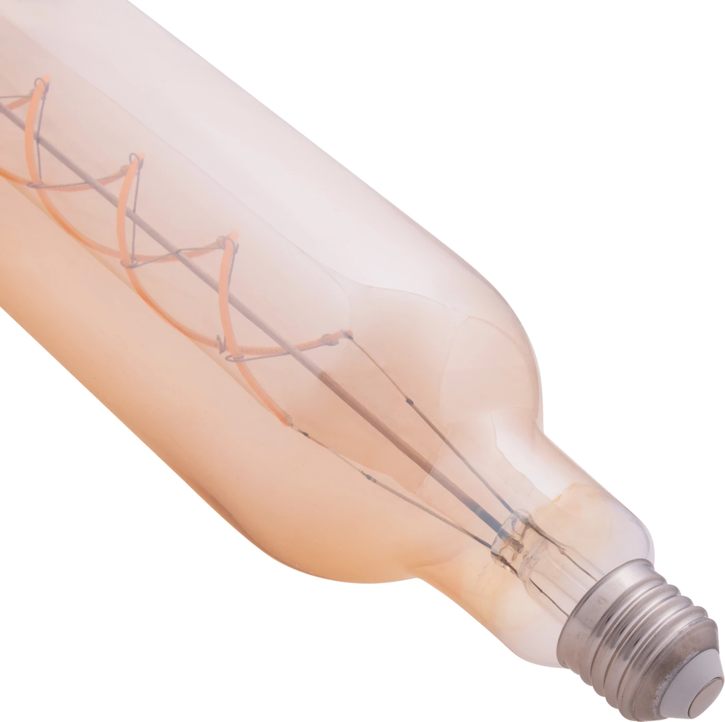 Llambë LED filament, ngjyrë ari, FH4055.02, JHD-NW7775, 8W, E27, 3000K, e zbehtë
