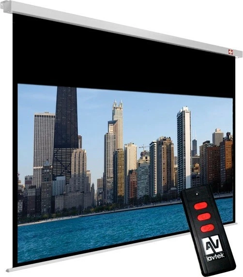 Ekran elektrik për projeksion Avtek Cinema Electric 240 MG, 240x200cm, gri matte