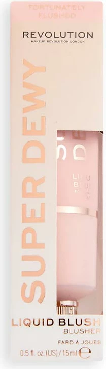 Revolution Superdewy Liquid Blush - Fortunately Flushed