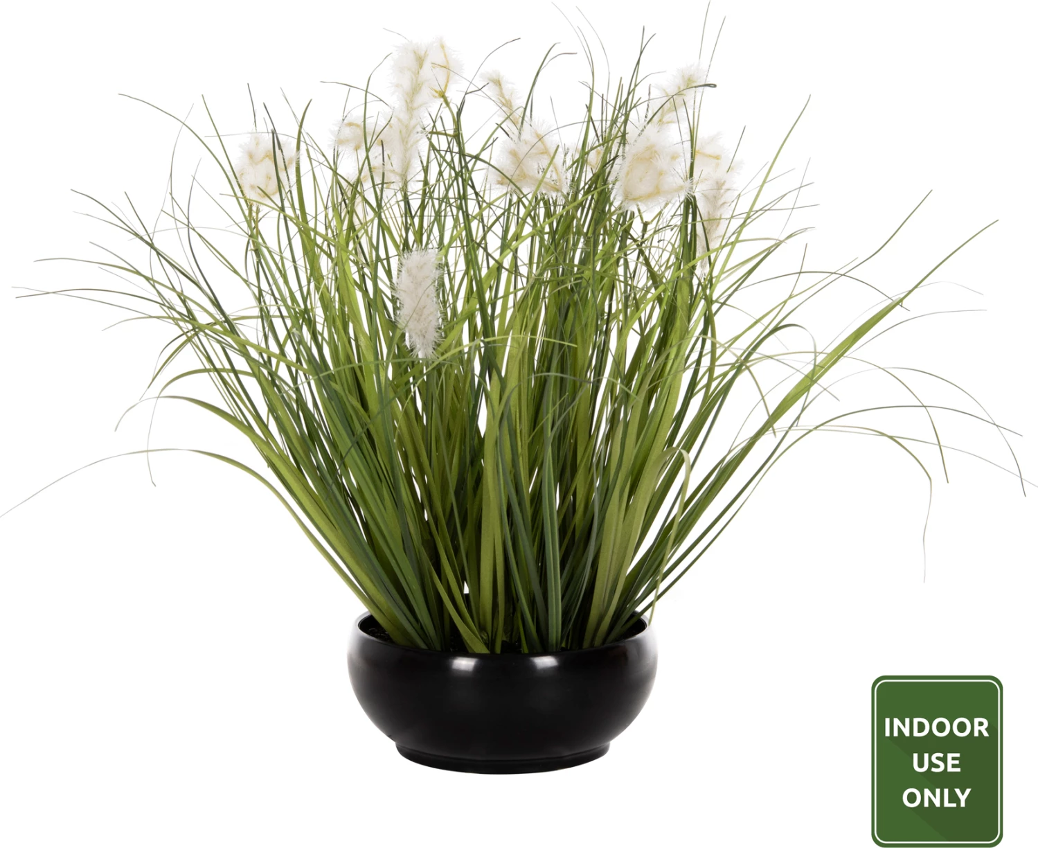 Bimë sintetike dekorative në vazo FH4027, bar, 37H cm