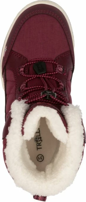 Çizme dimri për fëmijë Trollkids, të kuqe/vjollcë