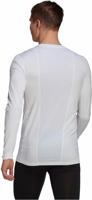 Maicë adidas TechFit për meshkuj, e bardhë