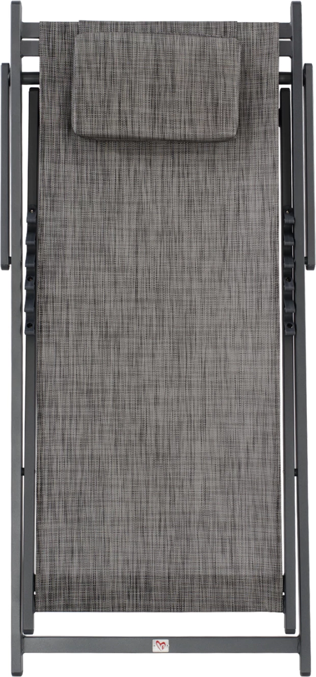 Karrige lounge profesionale KEA FH5076.10 alumini & textilene ngjyrë gri 59,5x102,5x94H cm