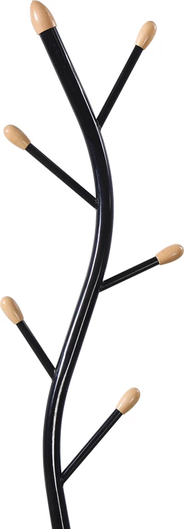 Varëse palltosh Portu, metalike, ngjyrë e zezë-natyrale, D30x170cm