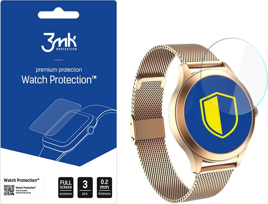 Film mbrojtës për smartwatch 3mk Protection ARC për Maxcom FW42, 3 copë