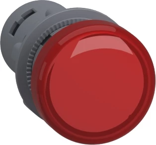 Dritë LED për montim në derë të ormanit e kuqe 24VDC - Schneider