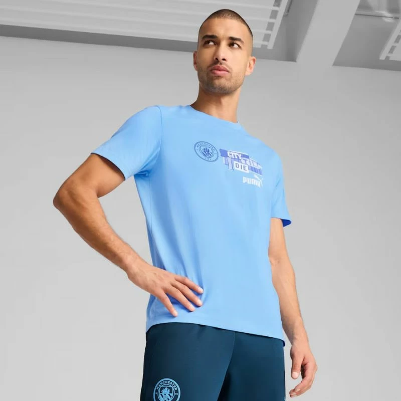 Maicë për meshkuj Puma Manchester City, e kaltër