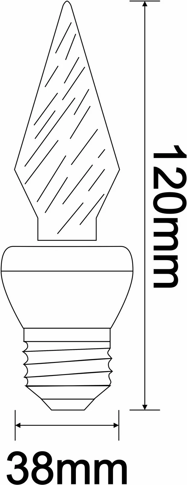 Llambë LED Opviq, Ar-On Mod1004, 2700/27