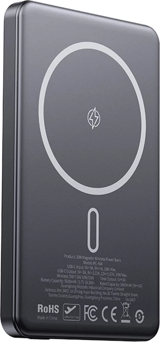 Powerbank Mcdodo MC-4641 ultra i hollë, 5000mAh, wireless, magnetik, Gold