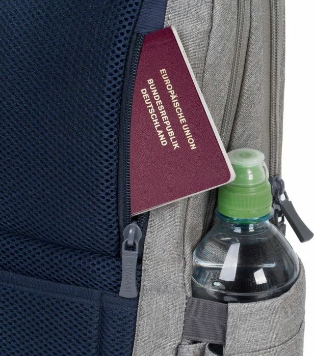 Çantë shpine laptopi RIVACASE ECO 7760, 15.6\", 17L, gri