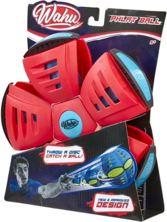 Disk fluturues/top transformues Goliath Wahu PhlatBall Classic, 21.5 cm, Kuqe