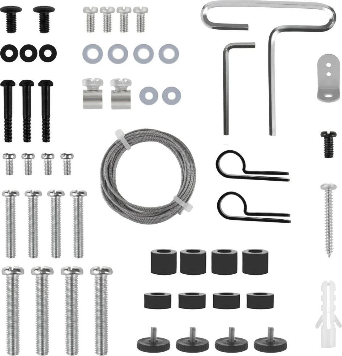 Mbajtës dyshemeje për TV Maclean MC-494, për ekrane 32-70", deri 40 kg, VESA 400x400, e zezë