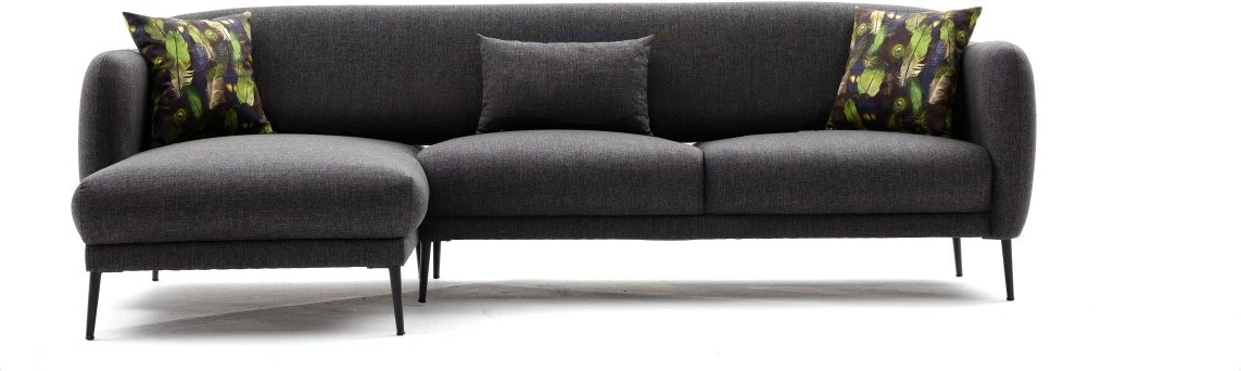 Kënd divan-krevat Venus L, ngjyrë antracit, Atelier del Sofa