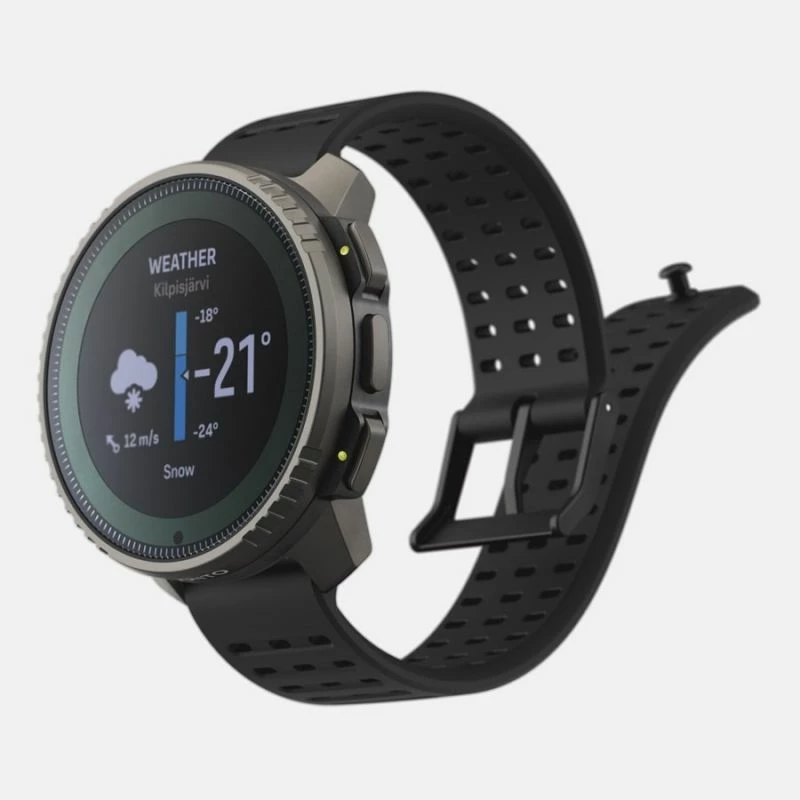 Orë sportive Suunto Vertical Titanium Solar, e zezë