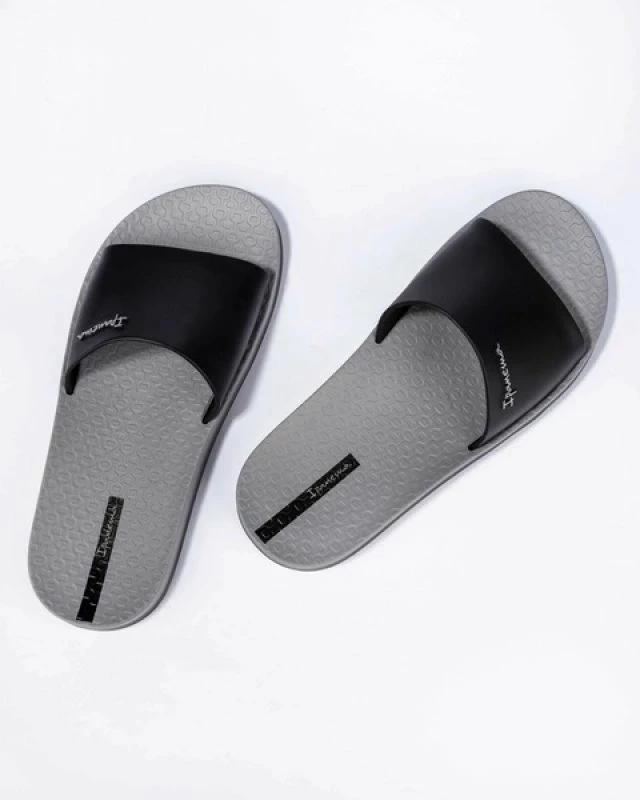 Papuqe për meshkuj Ipanema, të zeza/gri