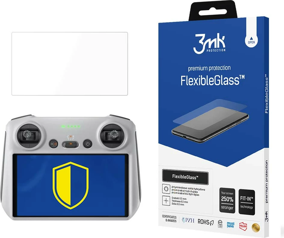 Mbrojtës ekrani FlexibleGlass 3mk për DJI RC, Transparent