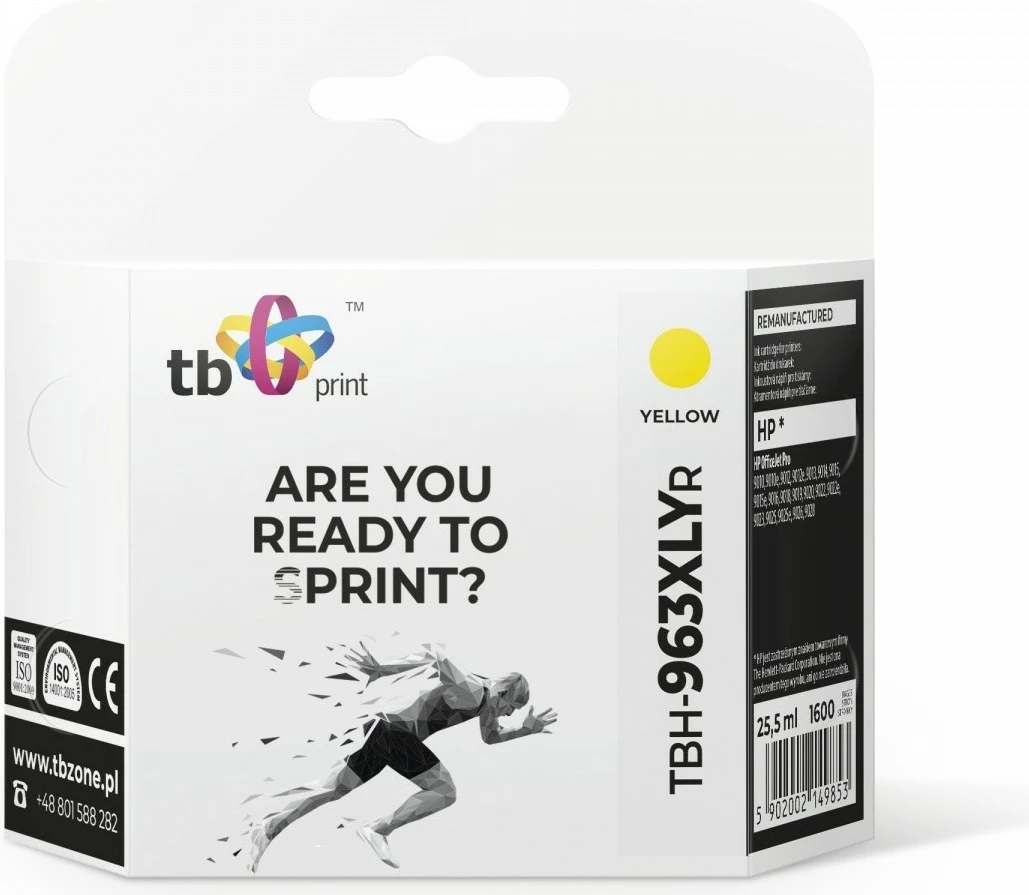 Toner TB Print TBH-963XLYR për HP OfficeJet Pro, e verdhë