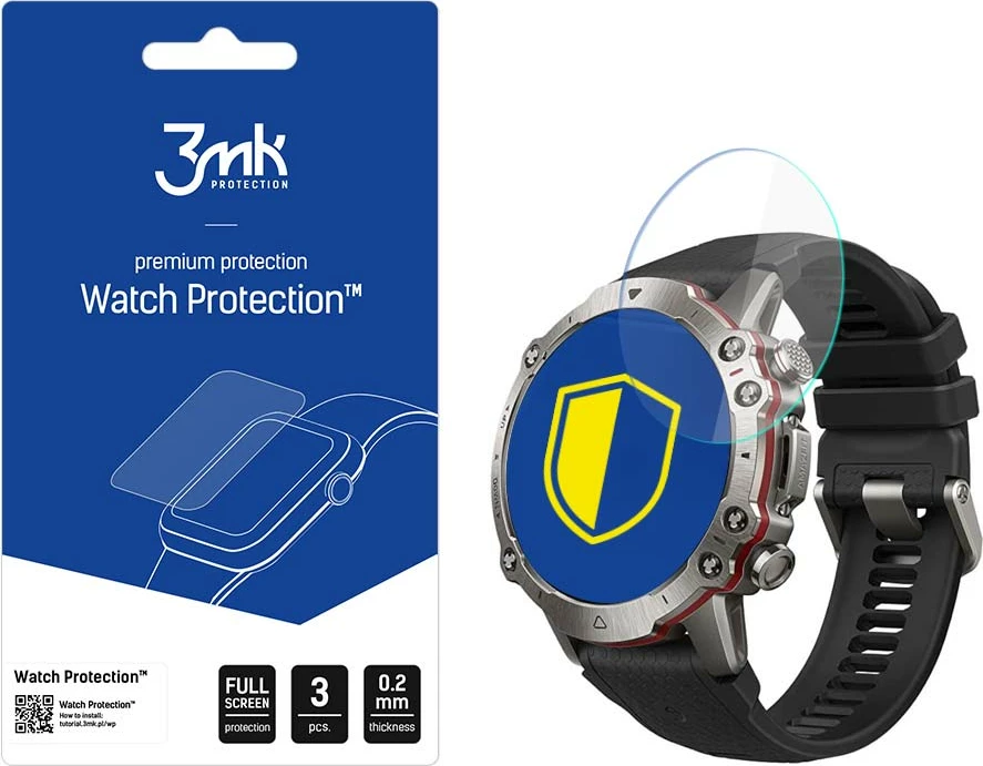 Mbrojtës ekrani për smartwatch 3mk Protection FlexibleGlass për Amazfit Falcon