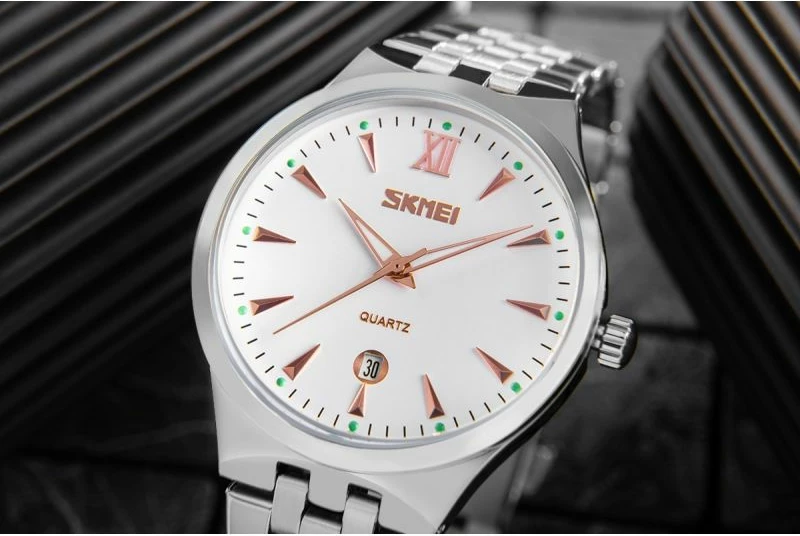 Orë dore për meshkuj Skmei, argjend