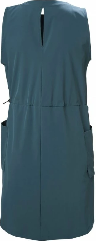 Fustan Helly Hansen për femra, blu dhe gjelbër