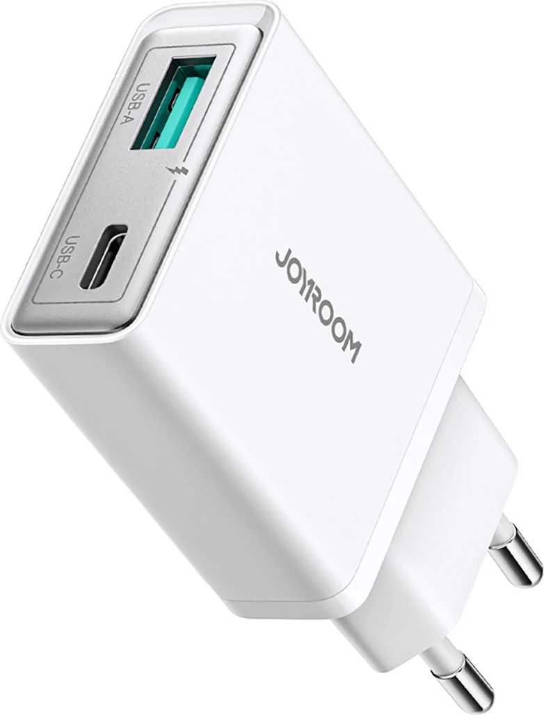 Karikues muri Joyroom JR-TCF14, 20W, 2 porta USB-A/USB-C, i bardhë