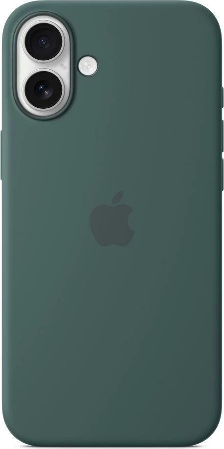 Apple iPhone 16 Plus Silicone Case with MagSafe, Lake Green (Seasonal)