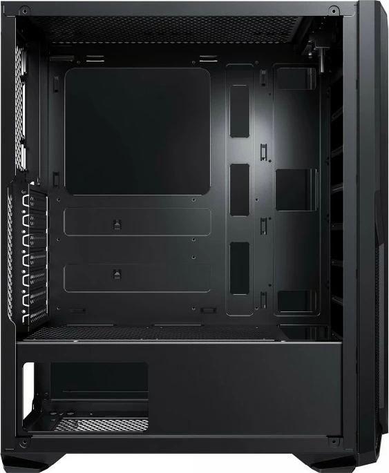 Kasë gaming MS FIGHTER V310, Midi Tower, RGB, e zezë