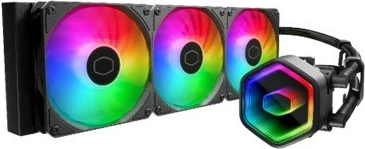 Kasë ftohëse me ujë Cooler Master MasterLiquid 360 Core II ARGB, 3x12cm, e bardhë