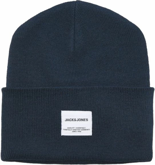 Kapelë e thurur Jack&Jones, navy blue