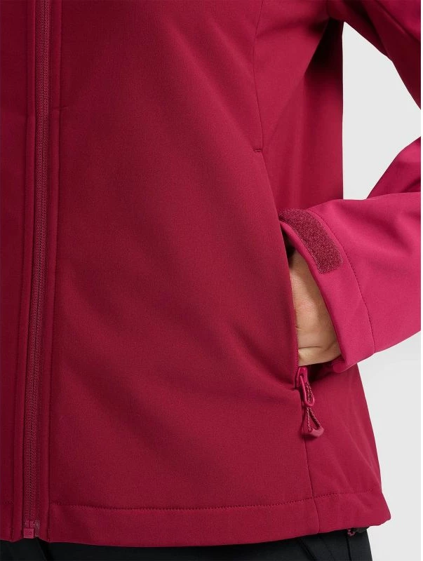 Jakne softshell për femra 4F, e kuqe