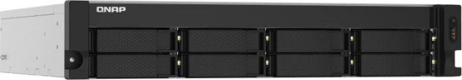 Server NAS QNAP TS-832PXU-RP-4G, 8-bay, 4GB RAM, 2x 10GbE SFP+, 2x 2.5GbE, rack 2U, PSU redundant, e zezë