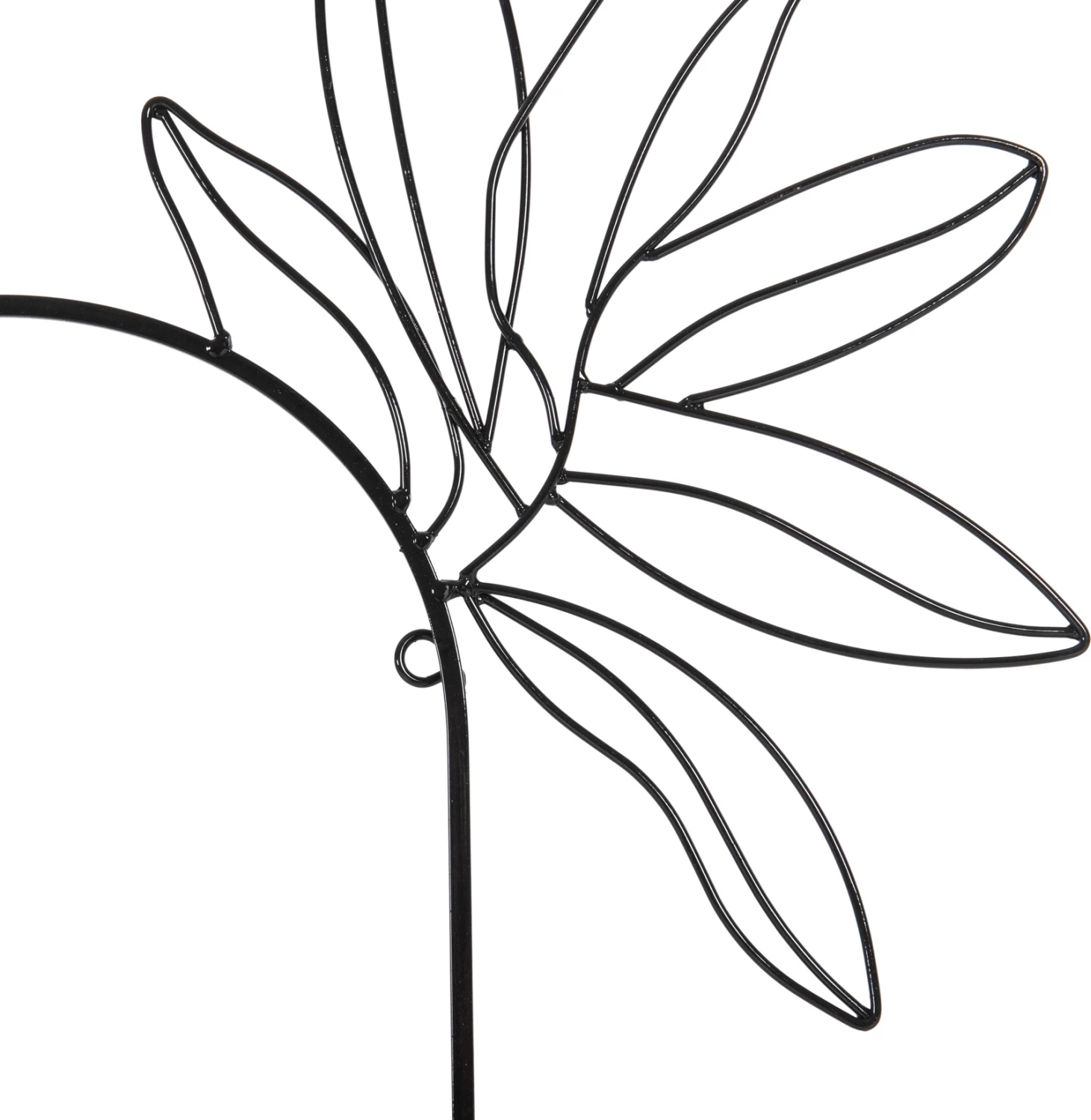 Dekor për mur, ngjyrë druri natyral dhe metal i zi, FH4218, 66x100 cm