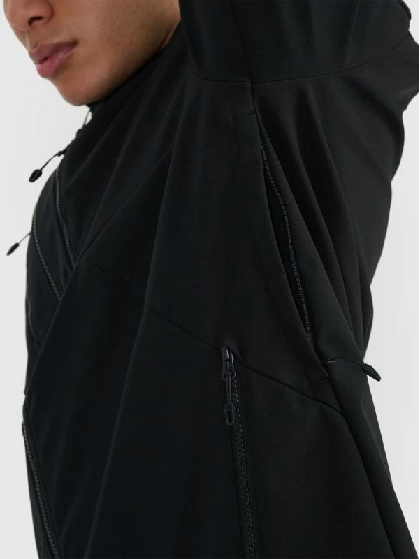 Jakne softshell për meshkuj 4F, e zezë