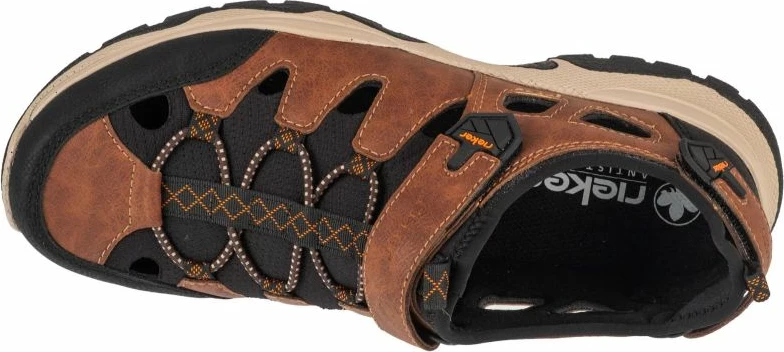 Sandale për meshkuj Rieker, kafe