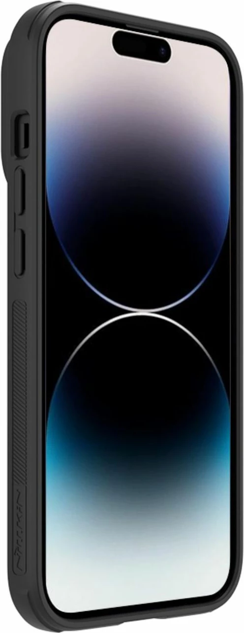 Mbështjellës Nillkin Textured S Case për iPhone 14 Pro Max, me kapak kamere, e zezë