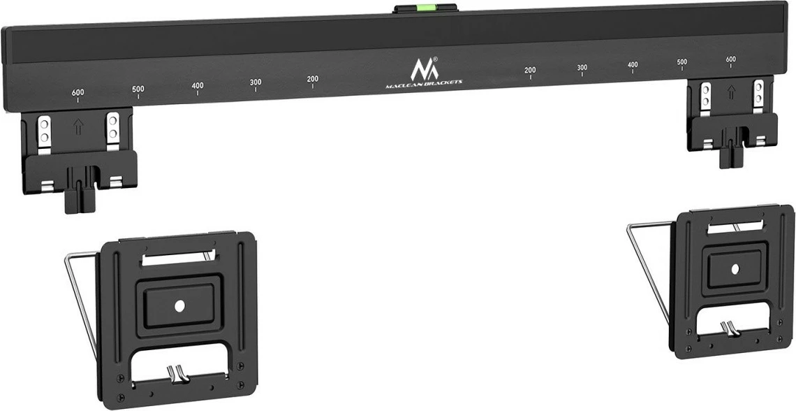 Mbajtës muri ultra i hollë Maclean MC-481 për TV 37-80", deri 75kg, i zi